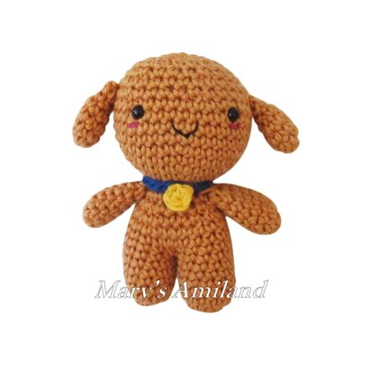 Enrico Dog the Ami - Amigurumi Crochet Pattern