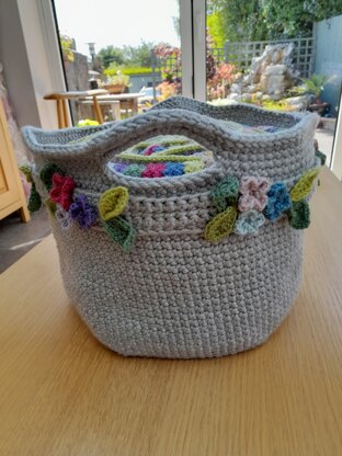 Basket for Hydrangea Blanket