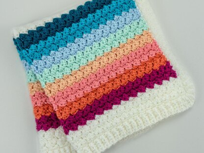 Emmy Lou Sedge Stitch Crochet Blanket