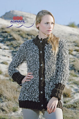 Vivien Cardigan in Adriafil Furetto and Charme - Downloadable PDF