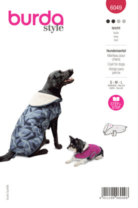 Burda Style Dog Coat B6049 - Paper Pattern, Size A (S-M-L)