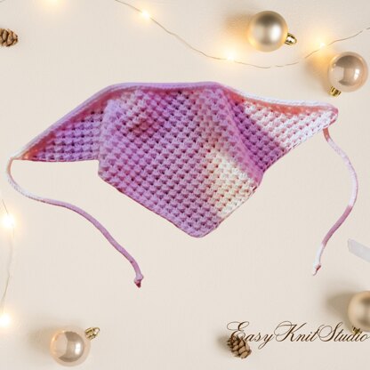 Quick Knit Kerchief Pattern - Lightweight Head Scarf | LoveCrafts