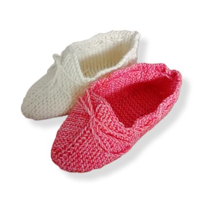 Garter Stitch Slippers