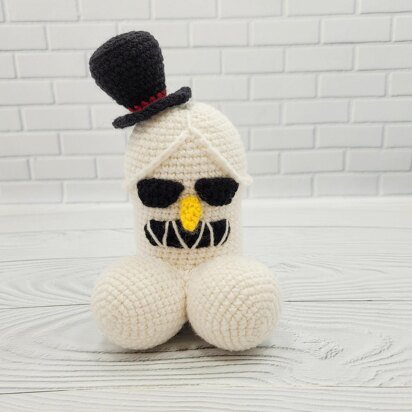 Penis - Snowman amigurumi