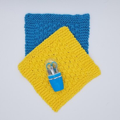 East Flat Dishcloth - knitting pattern