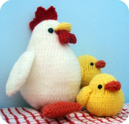 Hen and Chicks Knit Pattern