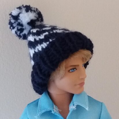 1:6th scale Winter Beanies for Doll