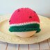 Easy Watermelon Baby Beanie