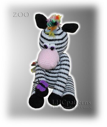 Zebra Crochet Pattern, Amigurumi Zebra, Crochet Zebra Pattern