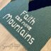 Faith Mountain Baby Blanket