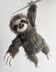 Hanging Crocheted Sloth