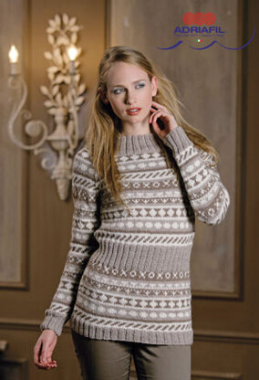 Cameron Pullover in Adriafil Mirage