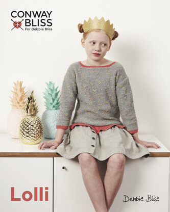 Frill Edged Top in C+B Lolli and Debbie Bliss Baby Cashmerino - Downloadable PDF