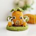 Crochet fairy house, amigurumi house, crochet bunny pattern, Carrot House