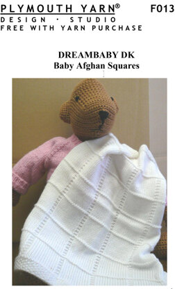 Plymouth Yarn F013 Dreambaby DK Baby Squares Afghan (Free)