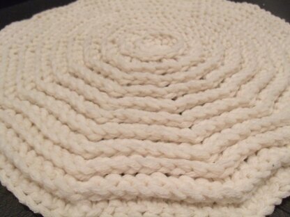 Spiral Circular Rug Bath Mat