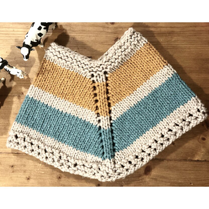 Knitting School Dropout Happy Trails Poncho PDF