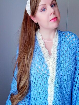 Crochet Feminine Hexagon Cardigan Pattern