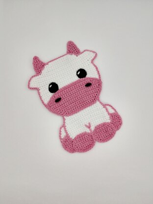 Cute Cow Applique