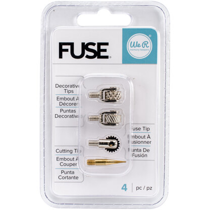 We R Memory Keepers We R Fuse Tool Tips 4/Pkg - Decorative, Cutting & Fusing