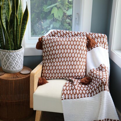 Desert Dunes Mosaic Pillow