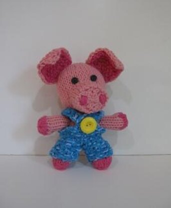 Mini Knitkinz Pink Piglet