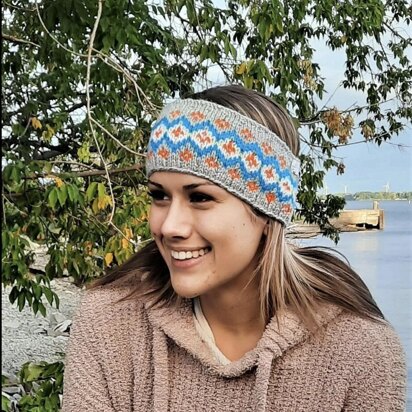 Diamond & Cross Headband