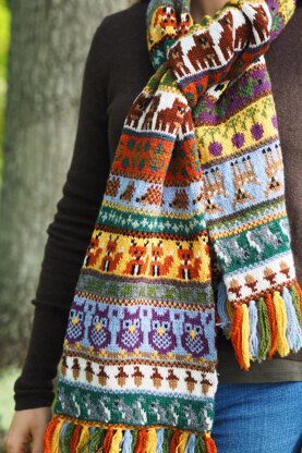 Woodland Critters Scarf