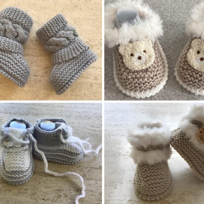 Baby Boy Booties Bundle 1