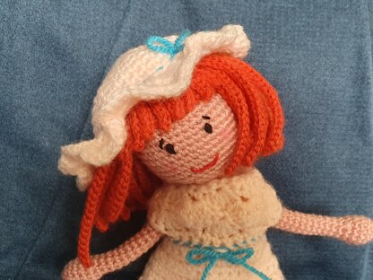 Jennifer-Rose crochet doll