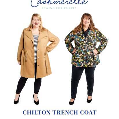 Cashmerette Chilton Trench Coat Pattern By Cashmerette CPP5101 - Paper Pattern, Size 12-28