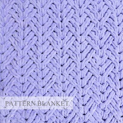 Tree Blanket Pattern - knitting pattern
