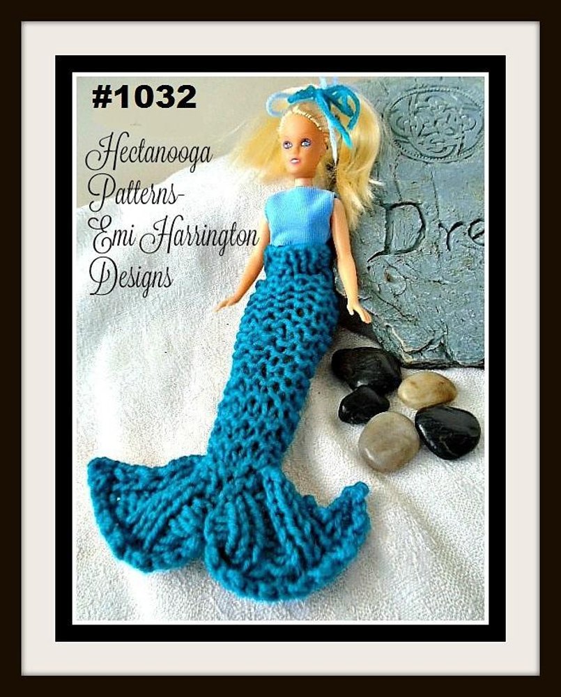 How to crochet a mermaid tail for dolls (portuguese/spanish) 