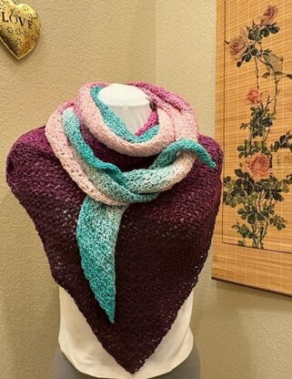 Cerise Shawl