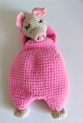 Sleepy Pig Comforter, Pig Lovey