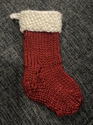 Mini Christmas Stockings Knitting pattern by Jem Arrowsmith | LoveCrafts