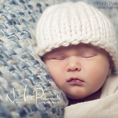 Easy Knit Baby Beanie Knitting Pattern 227