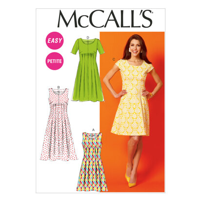 McCall's Misses'/Miss Petite/Women's/Women's Petite Dresses M6958 - Sewing Pattern
