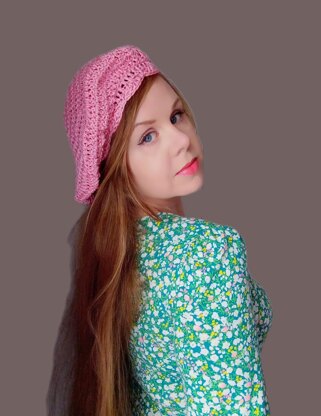 Crochet French Coquette Beret Pattern