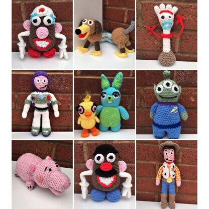 Toy Story's Mr and Mrs Potato Head Crochet Pattern