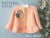 Knitting PATTERN Baby Jacket Garter Stitch Baby Girl Cardigan Scarlett