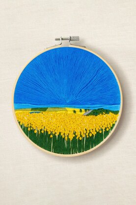 DMC Sunflower Fields by Victoria Rose Richards Intermediate Embroidery Kit