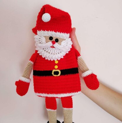 Christmas Santa Sack crochet pattern, Christmas amigurumi Sack, Santa Bag, Xmas Gift Bag, Christmas decor crochet (English, Deutsch, Français)