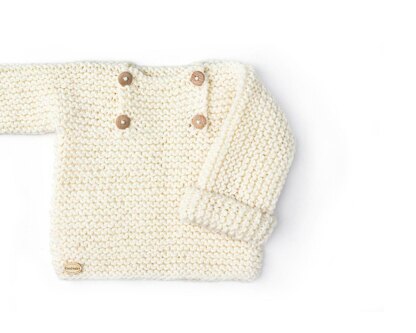 Size 1-3 months - Natural Baby Sweater