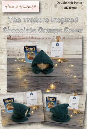 The Traitors Inspired Chocolate Orange Cover Knitting Pattern