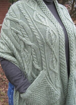 Warm Stowe Pocket Shawl