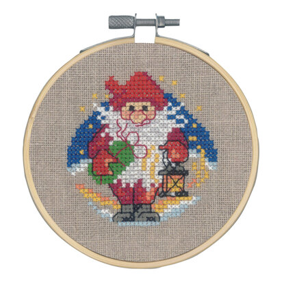 Permin Elf w/light Cross Stitch Kit - 10cm