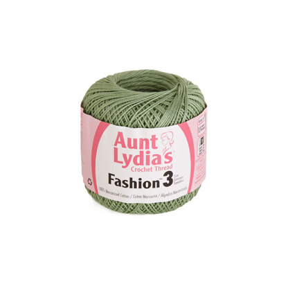 Aunt Lydia's Fashion Crochet Thread Size 3 Black