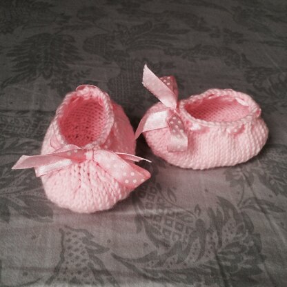 Newborn Ballerina Booties