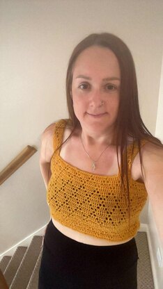 Boho Diamond Crop Top
